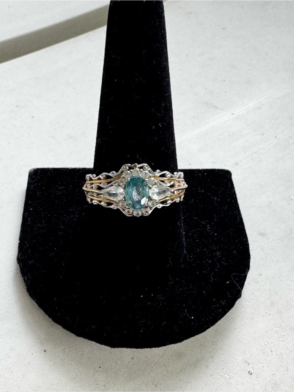 Michael Valitutti Aquamarine Ring